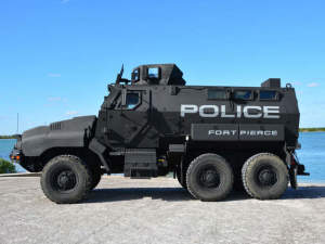 Ft. Pierce Armored Vehicle SWAT Team